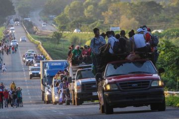 Ante apoyo de Peña, migrantes dicen estar ‘de paso’ y lo rechazan