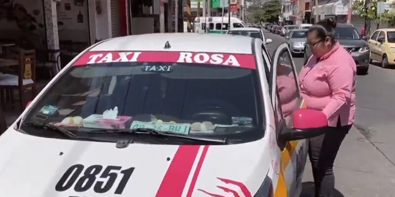 Taxi seguro o Taxi Rosa oficialmente entra en circulación en Tuxtla Gutiérrez