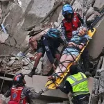 Zona afectada por los terremotos en Venezuela