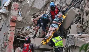 Zona afectada por los terremotos en Venezuela