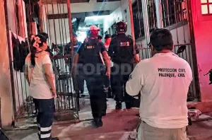 Detienen a joven acusado de agredir con machete a su padre en Palenque