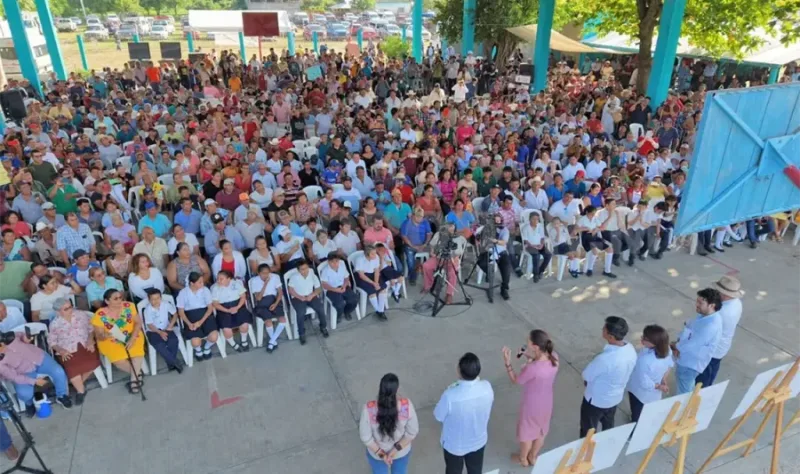 Asamblea del programa El Maíz es la Raíz en Pijijiapan, Chiapas