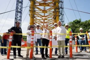 Supervisión del puente Rizo de Oro en La Concordia, Chiapas
