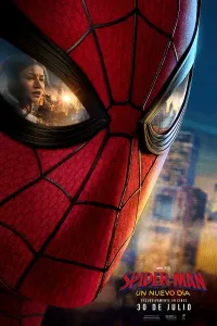 Póster oficial de Spider-Man: Un Nuevo Día, película protagonizada por Tom Holland