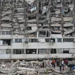 Edificio colapsado en Venezuela tras terremotos