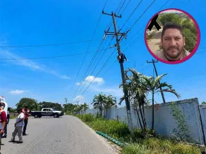 Zona acordonada tras accidente electrico en un poste de Reforma, Chiapas