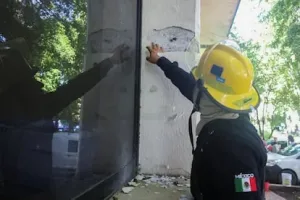 Afectaciones revisadas por autoridades tras el sismo de magnitud 7.4 en Chiapas