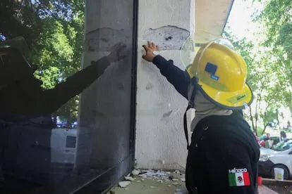 Afectaciones revisadas por autoridades tras el sismo de magnitud 7.4 en Chiapas