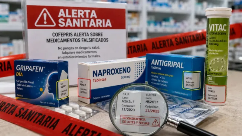 Alerta sanitaria por medicamentos falsificados de Bayer emitida por Cofepris