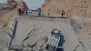Escena posterior a un ataque en la provincia irani de Hormozgan