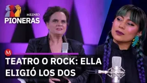 Aurora Cano, directora de teatro, durante entrevista de Milenio Pioneras