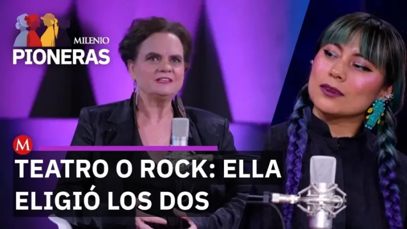 Aurora Cano, directora de teatro, durante entrevista de Milenio Pioneras