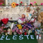 Memorial colocado por Celeste Rivas Hernandez en California