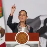 Claudia Sheinbaum durante la conferencia matutina del 2 de julio de 2026