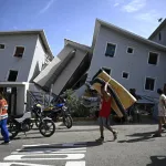 Daños materiales tras los sismos registrados en Venezuela