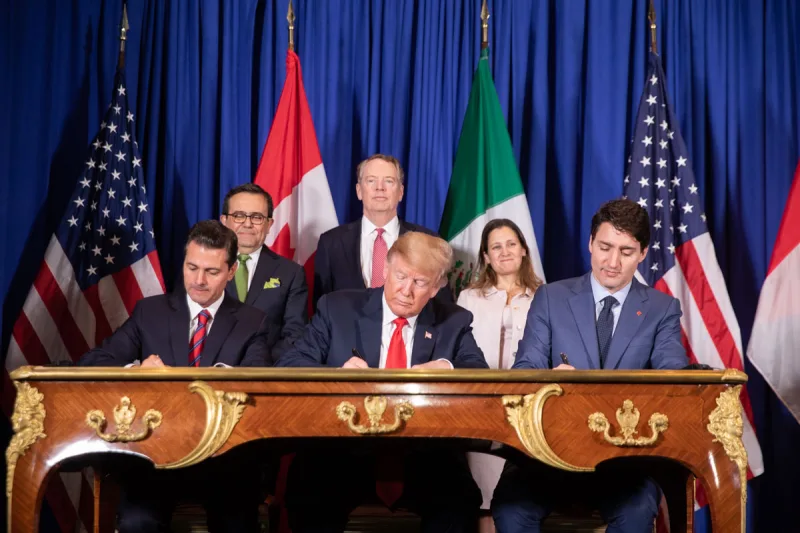 Firma del T-MEC como referencia de la relación comercial de Norteamérica