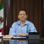 Fiscal de Chiapas durante informe por detenciones en caso El Bosque