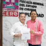 Autoridades de la Fiscalía General del Estado de Chiapas
