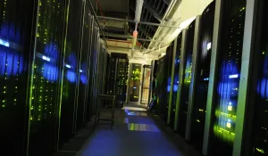 Sala de servidores como imagen de referencia tecnológica