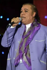 Juan Gabriel durante un concierto
