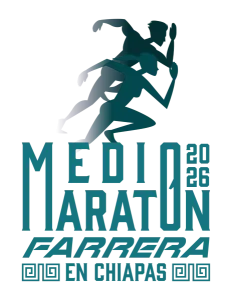 Logotipo oficial del Medio Maraton Farrera 2026 en Chiapas
