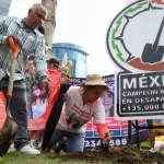 Colectivos colocan un memorial para visibilizar desapariciones durante el Mundial