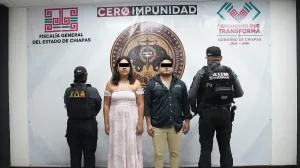 Personas detenidas durante operativo de seguridad en Chiapas