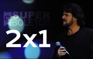 Promocion de boletos 2x1 para conciertos en Superboletos