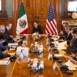 Claudia Sheinbaum reunida con la delegacion de Estados Unidos encabezada por Jamieson Greer para revisar avances del T-MEC