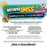 Convocatoria del programa Verano IMSS Imparable 2026 en Tapachula y Tuxtla Gutierrez