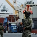 Elementos federales en labores de vigilancia