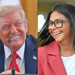 Representantes de Venezuela y Estados Unidos en relación con el acuerdo petrolero anunciado