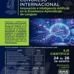 Cartel del Congreso de Innovacion en Ensenanza de Lenguas de la UNACH