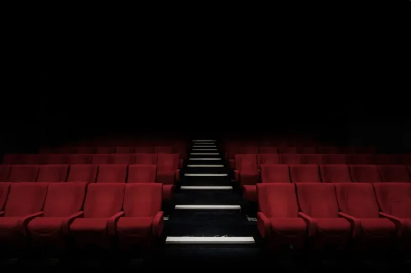 Sala de cine antes de una función