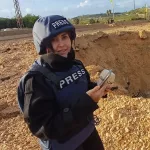 Periodista en zona de conflicto
