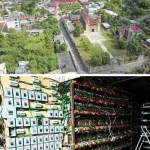 Equipos de cómputo asegurados en un inmueble investigado en Tlaola, Puebla