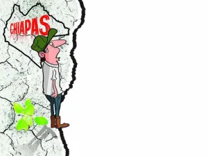 Terreno agrícola afectado por la sequía en Chiapas