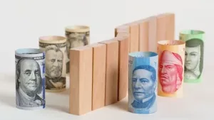 Representación del peso mexicano frente al dólar