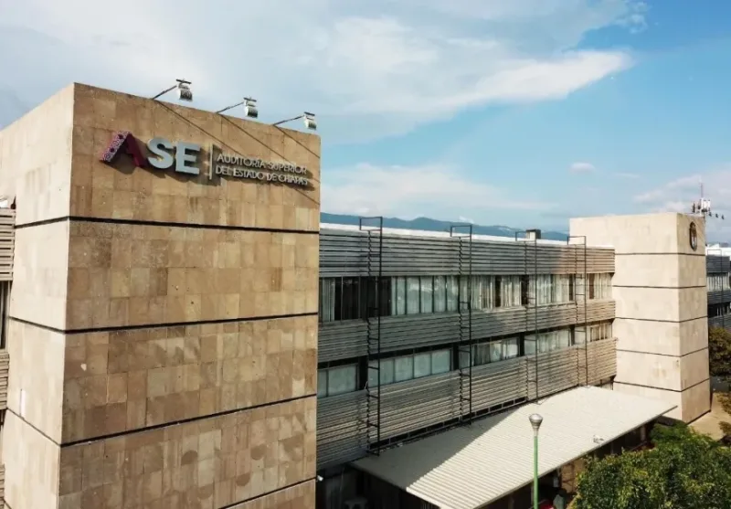 Fachada de la Auditoría Superior del Estado de Chiapas