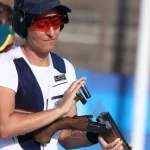 La tiradora española Fátima Gálvez, campeona europea de foso individual